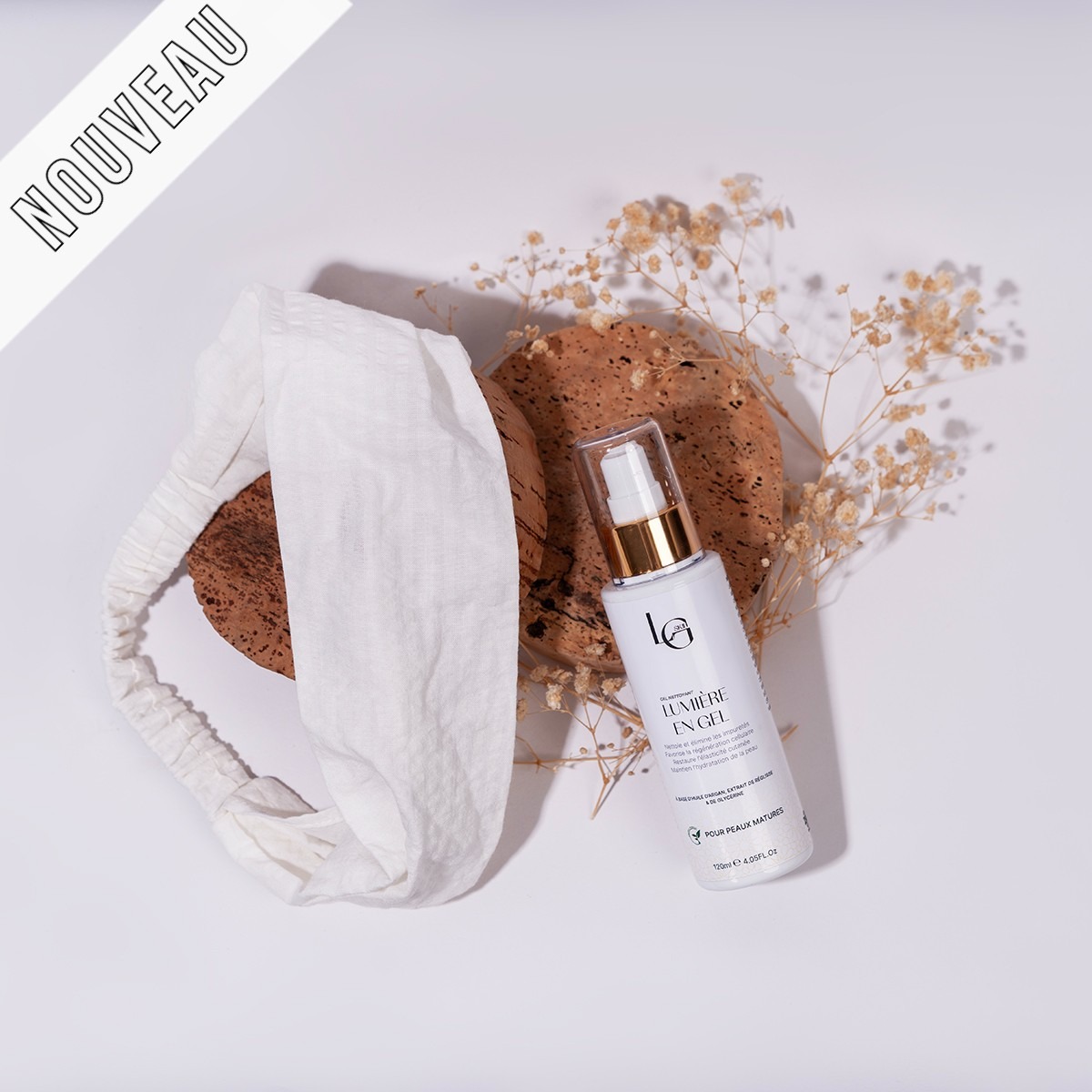 Le gel nettoyant, Lumière en Gel – 120 ml + BANDANA OFFERT – Image 2