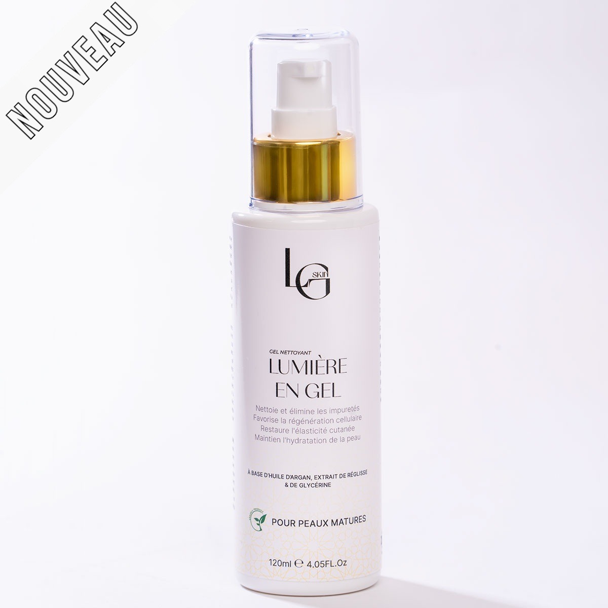 Le gel nettoyant, Lumière en Gel – 120 ml + BANDANA OFFERT